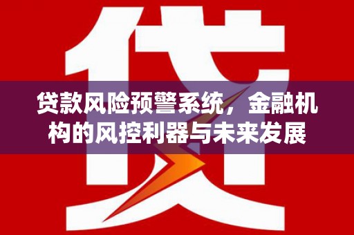 衡水贷款风险预警系统，金融机构的风控利器与未来发展
