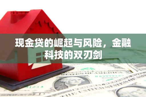 衡水现金贷的崛起与风险，金融科技的双刃剑