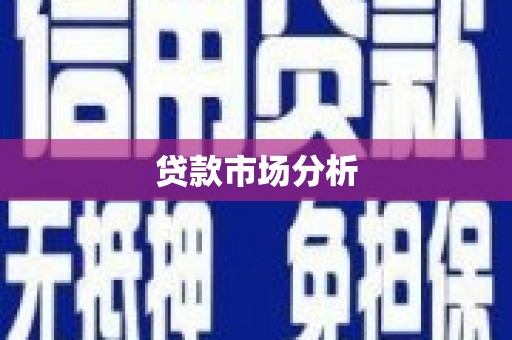 衡水贷款市场分析